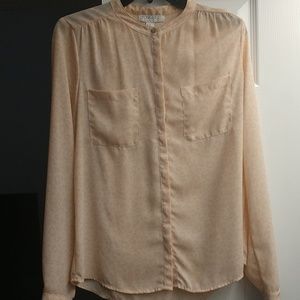 Pink Leopard Print Blouse